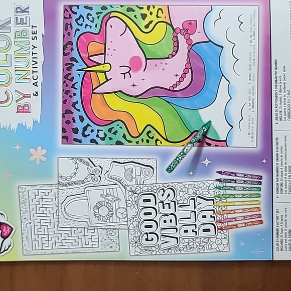 Crayola Art Skills 3pc Children's Coloring Book Marker Crayon Easy Painting Set - Picture 6 of 15
